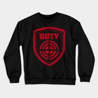 Stalker faction patch DUTY Crewneck Sweatshirt